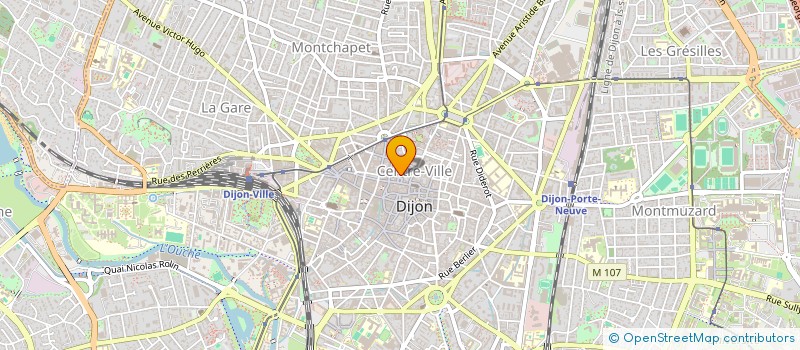 localisation de l'entreprise COP 10 RUE QUENTIN  DIJON