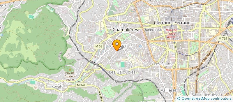 localisation de l'entreprise COP 11-19 AV MASSENET  CHAMALIERES