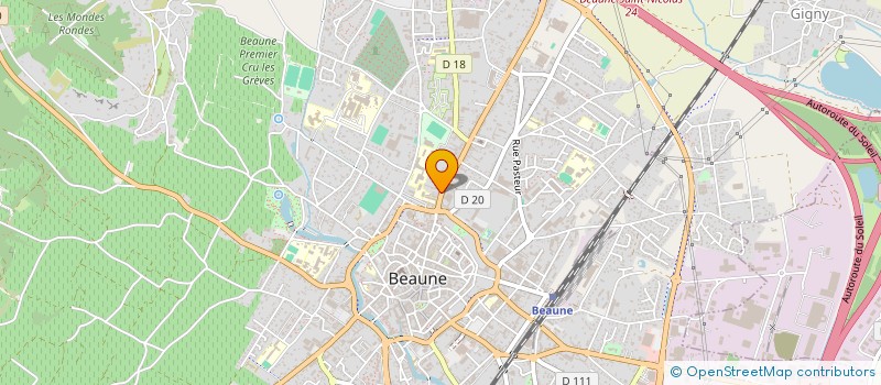 localisation de l'entreprise COP 19 RUE FAUBOURG ST NICOLAS à BEAUNE