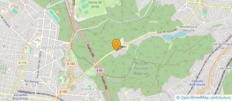 localisation de l'entreprise COP. 231-233 R DE VERSAILLES  VILLE-D'AVRAY