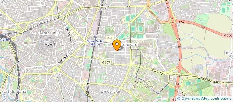 localisation de l'entreprise COP 27 AVENUE DU STAND  DIJON