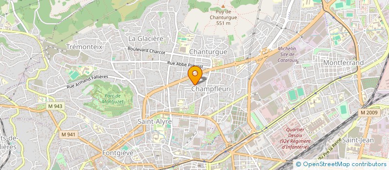 localisation de l'entreprise COP 29 R LECUELLE  CLERMONT-FERRAND