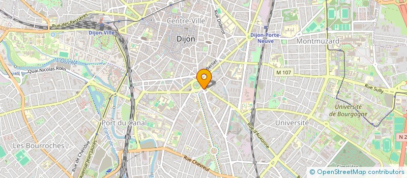 localisation de l'entreprise COP 3 RUE DE LONGVIC  DIJON