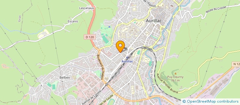 localisation de l'entreprise COP 30 AV DU 4 SEPTEMBRE à AURILLAC