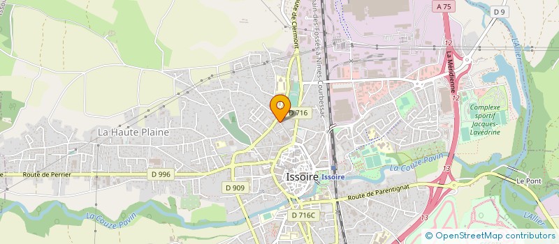 localisation de l'entreprise COP 31 AV VERRIERE  ISSOIRE