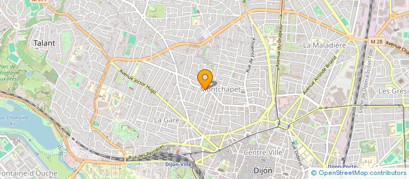 localisation de l'entreprise COP 49 RUE DE MONTCHAPET  DIJON