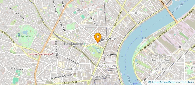 localisation de l'entreprise COP 55 R DE LA COURSE  BORDEAUX