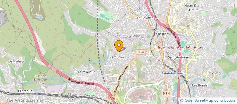 localisation de l'entreprise COP à MARSEILLE