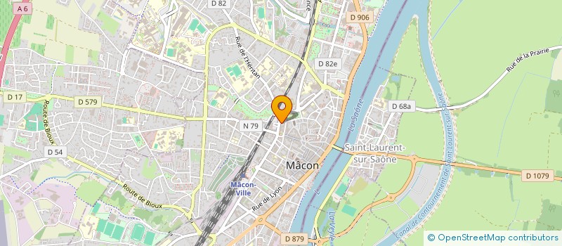 localisation de l'entreprise COP. 9 RUE PERRIER  MACON