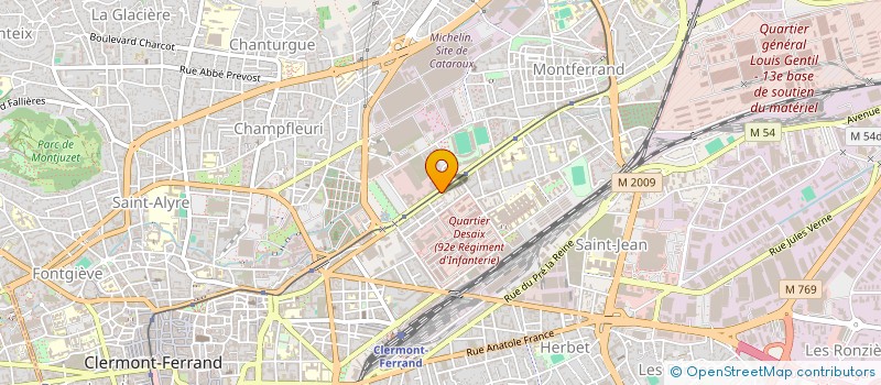 localisation de l'entreprise COP 96 BIS AV DE LA REPUBLIQUE  CLERMONT-FERRAND