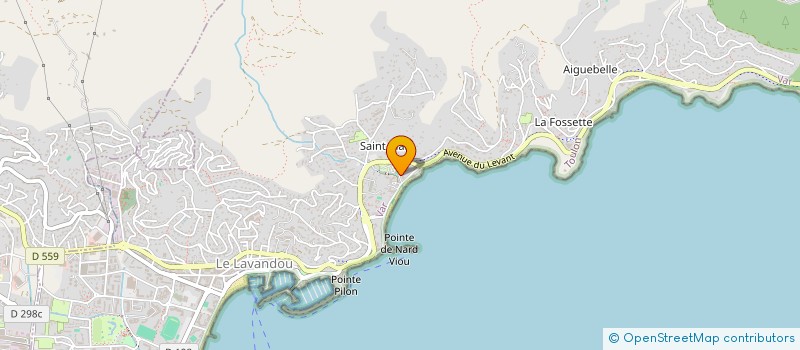 localisation de l'entreprise COP CYCLADES à LE LAVANDOU