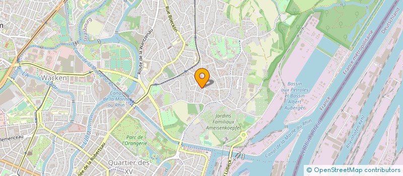 localisation de l'entreprise COP DES JARDINS FLEURIS à STRASBOURG