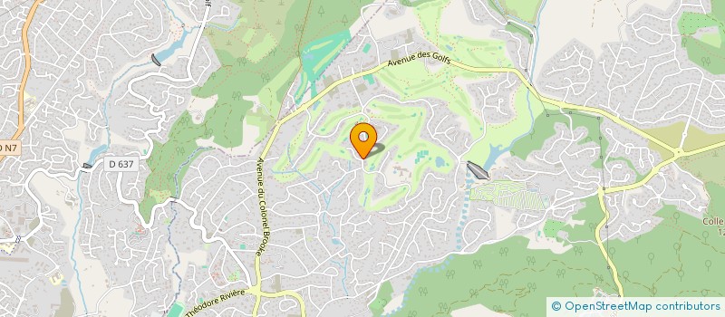 localisation de l'entreprise COP DES RESIDENCES DU NOUVEAU GOLF à SAINT-RAPHAEL