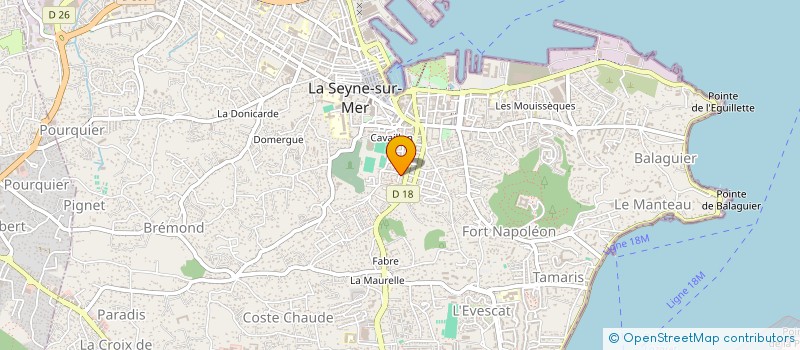 localisation de l'entreprise COP DIDEROT à LA SEYNE-SUR-MER