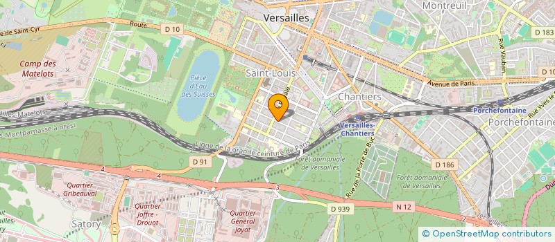 localisation de l'entreprise COP DU 17 RUE SAINT LOUIS à VERSAILLES