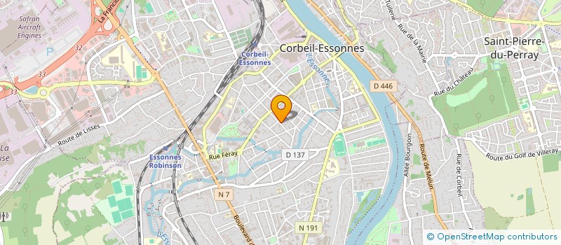 localisation de l'entreprise COP DU 51 R OBERKAMPF à CORBEIL-ESSONNES