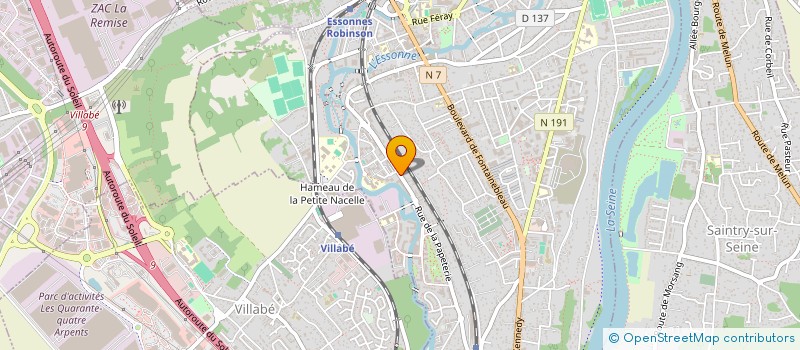 localisation de l'entreprise COP DU 59 R DE LA PAPETERIE à CORBEIL-ESSONNES