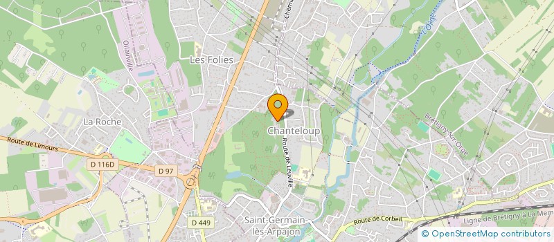 localisation de l'entreprise COP DU DOMAINE DE CHANTELOUP à SAINT-GERMAIN-LES-ARPAJON