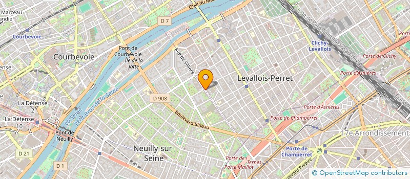 localisation de l'entreprise COP ENERGY à LEVALLOIS-PERRET