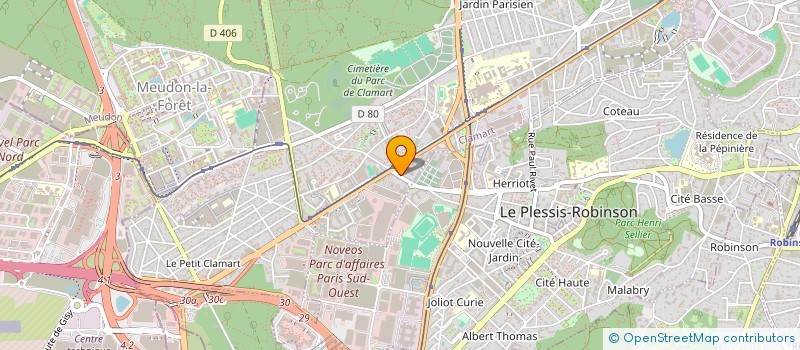 localisation de l'entreprise COP ESPACES VERTS à CLAMART