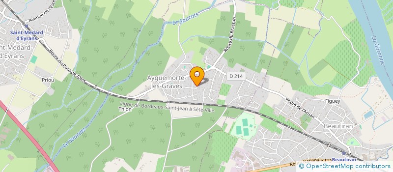 localisation de l'entreprise COP ETUDE à AYGUEMORTE-LES-GRAVES