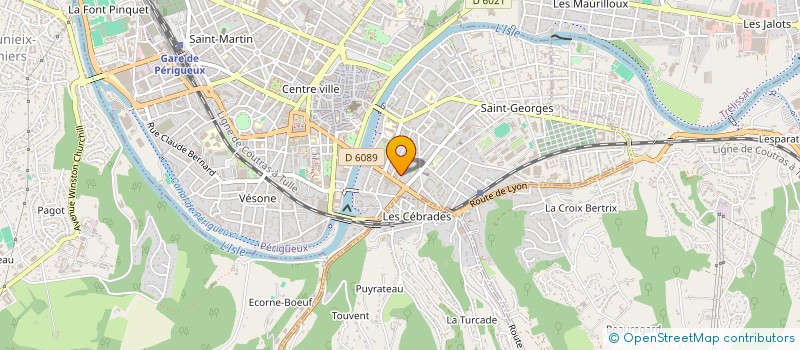 localisation de l'entreprise COP'EVENTS  PERIGUEUX