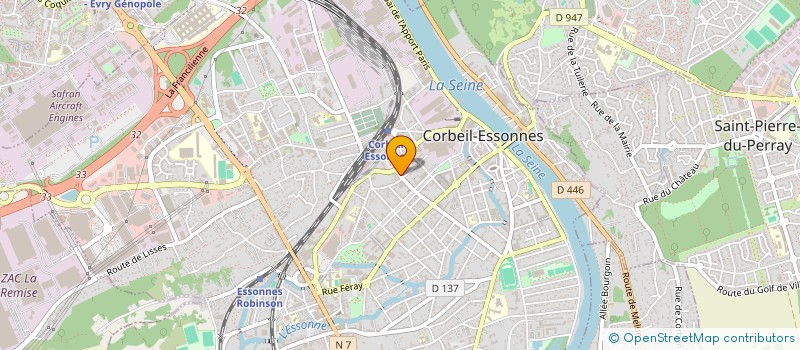 localisation de l'entreprise COP GONTARD FRENARD à CORBEIL-ESSONNES