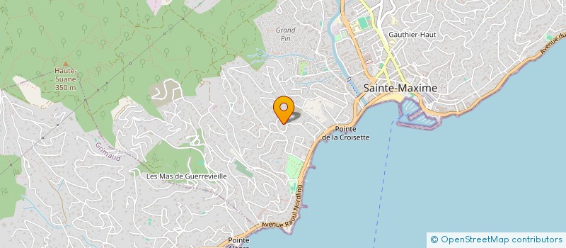 localisation de l'entreprise COP HAMEAU DE CROISETTE PLAGE à SAINTE MAXIME
