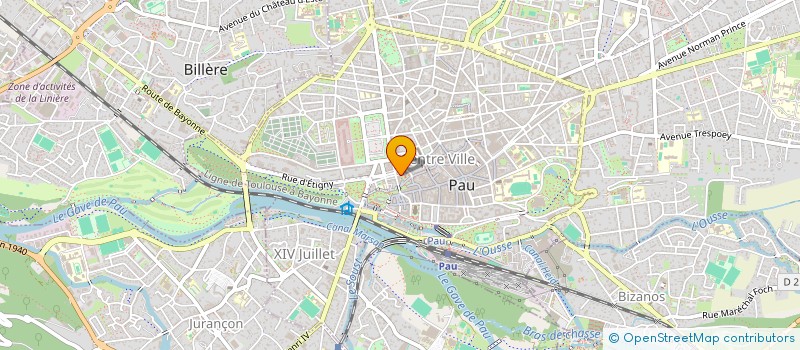 localisation de l'entreprise COP IMM 1 ET 3 PL GRAMONT à PAU