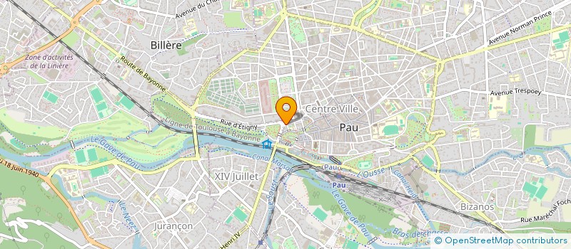 localisation de l'entreprise COP IMM 10 R D'ESPALUNGUE à PAU