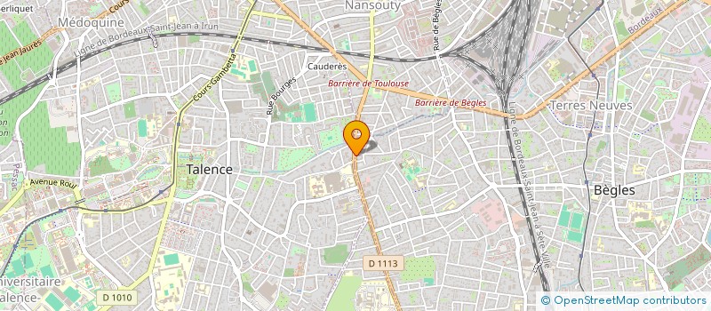 localisation de l'entreprise COP IMM 114 ROUTE DE TOULOUSE à BEGLES