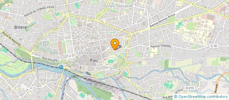 localisation de l'entreprise COP IMM 19 R CARREROT à PAU