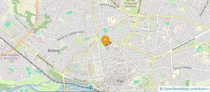 localisation de l'entreprise COP IMM 20 R VIARD à PAU