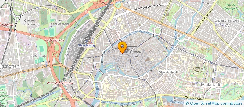 localisation de l'entreprise COP IMM 22 R DES BALAYEURS à STRASBOURG