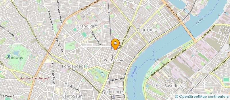 localisation de l'entreprise COP IMM 57-59 RUE MINVIELLE  BORDEAUX