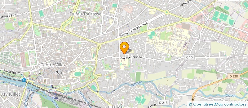 localisation de l'entreprise COP IMM BEAUFRANC à PAU