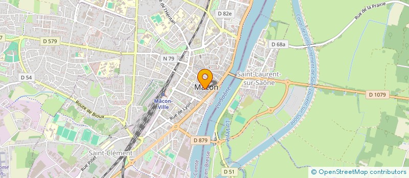 localisation de l'entreprise COP. IMMEUBLE 23-25-29 RUE CARNOT  MACON