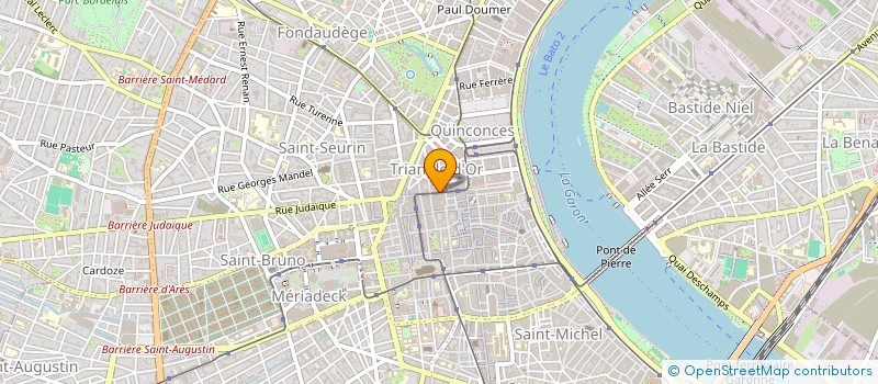 localisation de l'entreprise COP IMMEUBLE 25 CRS DE L INTENDANCE  BORDEAUX