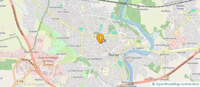 localisation de l'entreprise COP IMMEUBLE KERSOKIAL ASS LOCATAIRES 50 à AURAY
