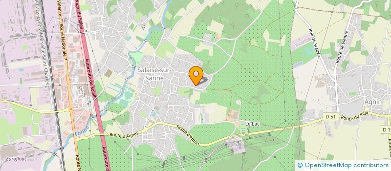 localisation de l'entreprise COP IMMO  SALAISE-SUR-SANNE