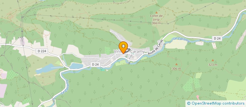 localisation de l'entreprise COP INFO à VINS-SUR-CARAMY