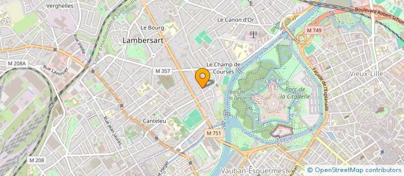 localisation de l'entreprise COP INVEST à LAMBERSART