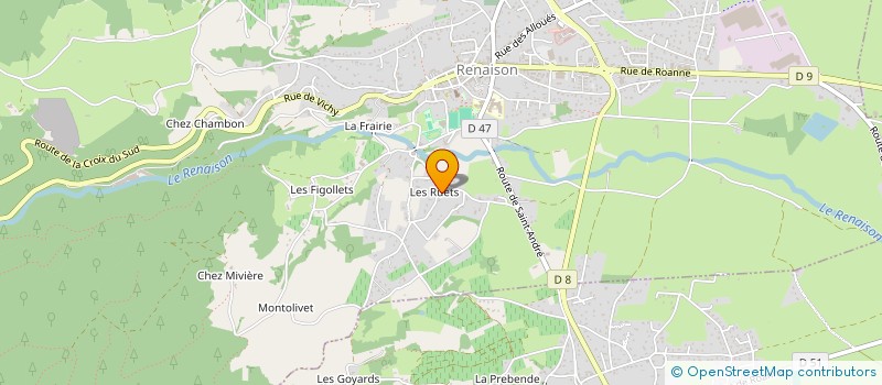 localisation de l'entreprise COP INVEST  RENAISON