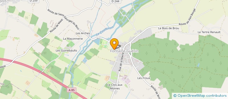 localisation de l'entreprise COP-INVESTING à BRISSAC LOIRE AUBANCE