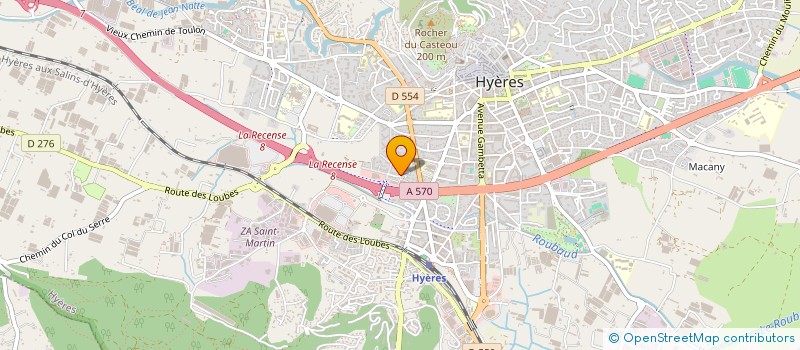 localisation de l'entreprise COP L'OASIS à HYERES