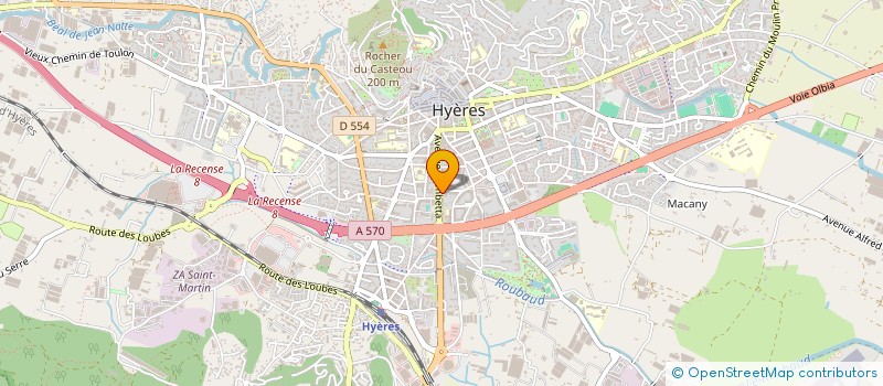 localisation de l'entreprise COP LAFAYETTE à HYERES