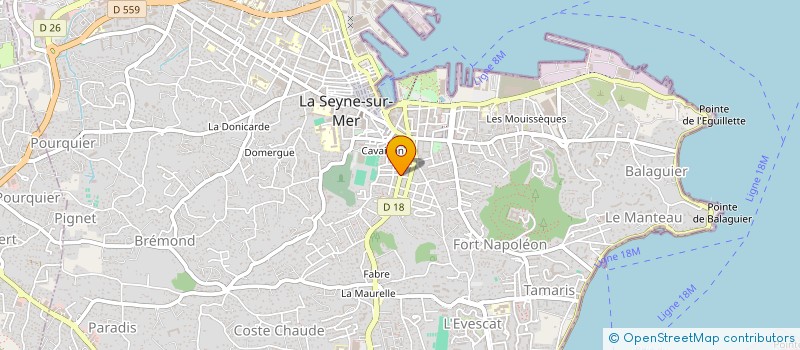 localisation de l'entreprise COP LE CLAIR LOGIS à LA SEYNE-SUR-MER