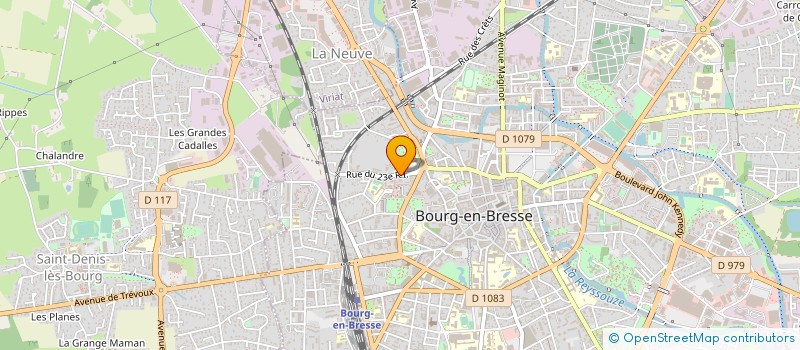 localisation de l'entreprise COP LE CONCORDE  BOURG-EN-BRESSE