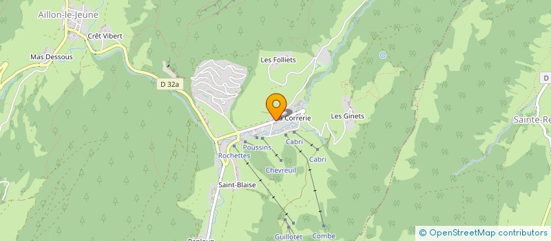 localisation de l'entreprise COP LE MARGERIAZ  AILLON-LE-JEUNE