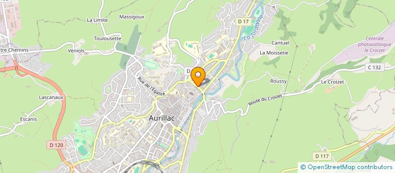 localisation de l'entreprise COP LE PAVATOU à AURILLAC